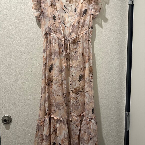 🎀Floral Ruffle Kimono - Picture 3 of 6